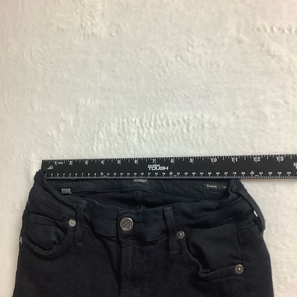 Citizens of Humanity Avedon Slick Skinny Leg Black Jeans Size 28 Flaw - Picture 9 of 11
